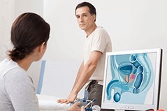 The diagnosis of the prostate gland
